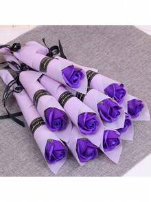 万圣节礼物、圣诞节礼物、28cm 长/11in 宽 4.5cm/1.77in 20PCS 情人节礼物、教师节香皂玫瑰单支小礼物香皂花仿真花束、推给女朋友、男朋友情人节礼物、玫瑰香皂、婚礼嘉宾、伴娘、派对小礼物、酷妈妈礼物、母亲节礼物、婚礼小礼物、家人、朋友、玫瑰惊喜爱情礼物 - 玫瑰礼物 - 彩色 - 查看 23