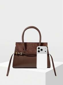 MOTF PREMIUM WOMEN'S   HANDBAG - Coffee Brown - View 4