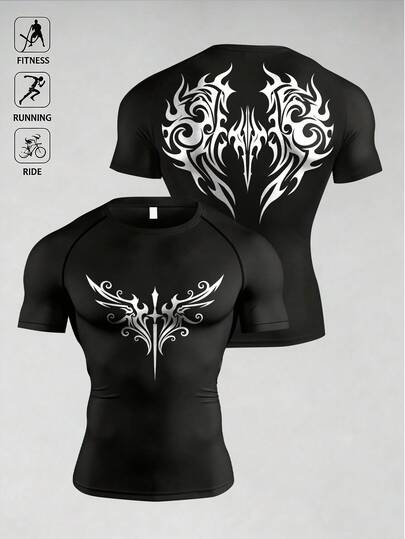 Manfinity Sport Polished Camisetas y Tirantes Deportivos para Hombres