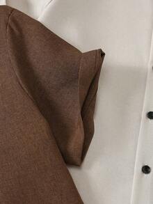 Paquete múltiple de camisas de manga corta con estampado minimalista para adolescentes - Multicolor - Ver 5