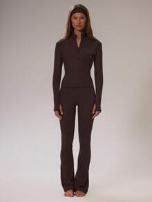 Musera Sport Women Sports Jackets - Chocolate Brown - View 5