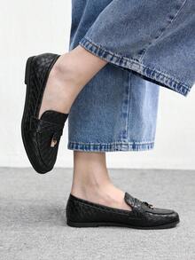CUCCOO BIZCHIC Giày bệt nữ, giày đi nghỉ mát, giày mùa hè, giày mùa xuân, giày cho kỳ nghỉ xuân, lễ Phục sinh, Giáng sinh. - Màu đen - Xem 4