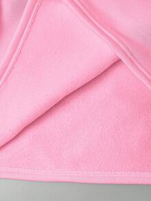 Manfinity EMRG 男士街头风流行INS风十字绣卫衣，适合音乐节、夜店、酒吧等场合，也可作为男友/老公礼物、周年纪念礼物，白色圆领 - 粉色 - 查看 5