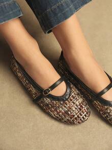 Rosivie Women Flats Valentine's Day - Coffee Brown - View 1