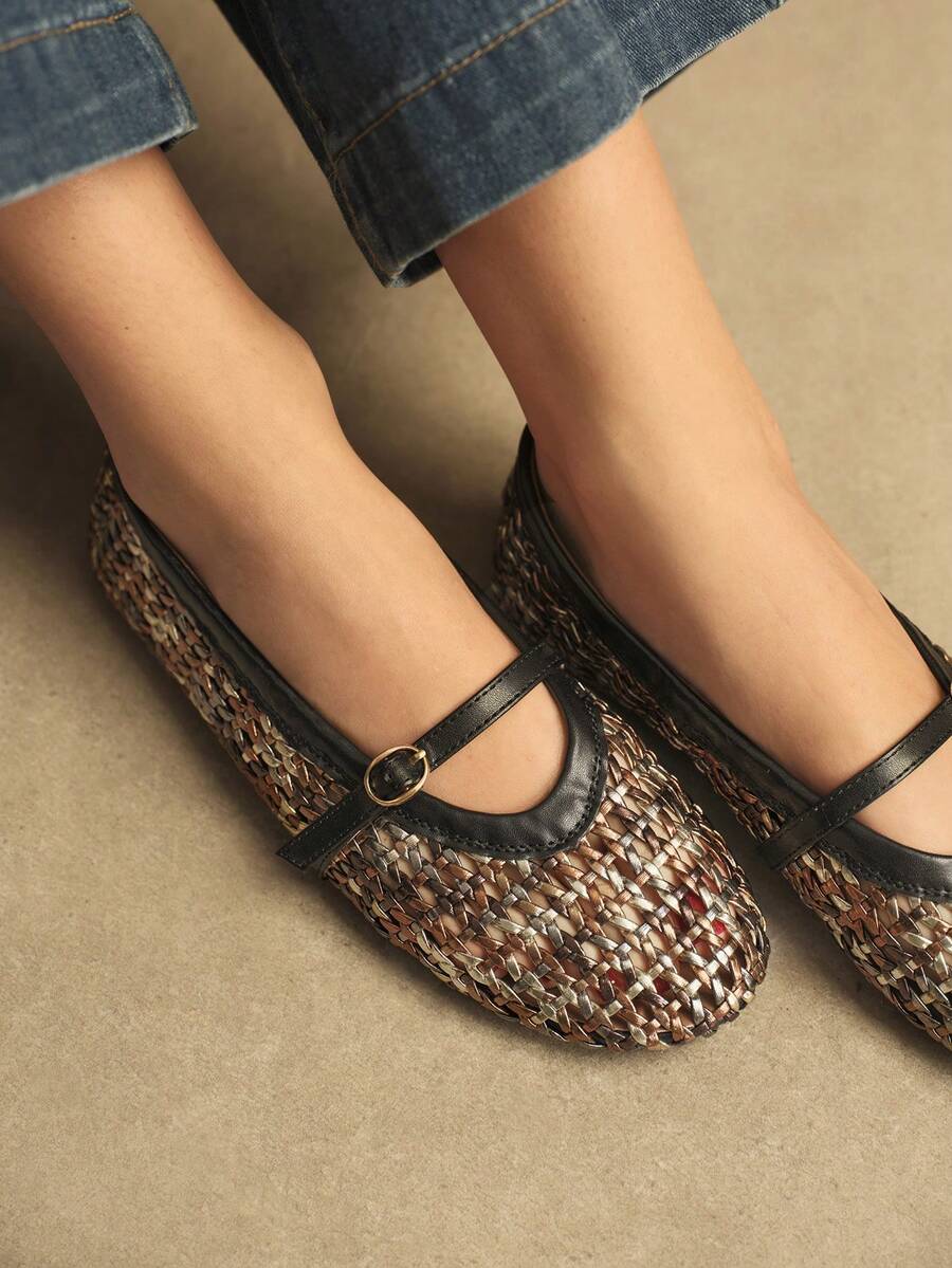 Rosivie Women Flats Valentine's Day - Coffee Brown - View 1