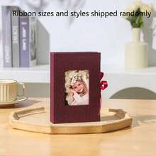 1 Pc Photo Album, 4x6 100 Pockets, Linen Cover, Slip-In Photo Pockets, Suitable For Wedding, Family, Anniversary, Vacation, Gift, Birthday Gifts Graduation - Multicolor - View 22