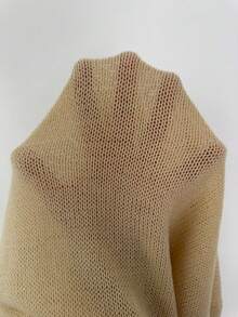 Islaluna Women's Summer Vacation Halter Backless Sequin Knit Sweater Dress - Apricot - View 7