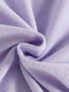 Sparklyn 两件套少女休闲创意个性清新时尚简约韩流虚拟女团印花T恤和喇叭裤套装，舒适日常穿着，适合春、夏、秋季。 - 彩色 - 查看 5