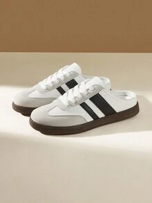 CUCCOO EASI Women's Casual Versatile Simple Commuter Shoes - black gray - View 5