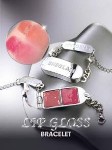 SHEGLAM Lip Link Mini Palette De Gloss Bracelet Marque Beauté Visage Maquillage CosméTique Pour Femmes Filles Parfait Pour Hiver Printemps IdéAl Pour Y2K ÉLéGant Mode Adapté Pour Anniversaire Cadeau FêTe PrêT Meilleure Couleur - Multicolore - Voir 11