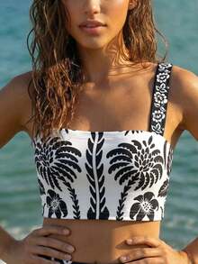 CAJUNI Women Two-Piece Outfits - Black and White - View 4