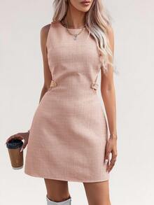 Aveloria Modichic 露腰连衣裙 圣诞节假日派对礼服 - 粉色 - 查看 4