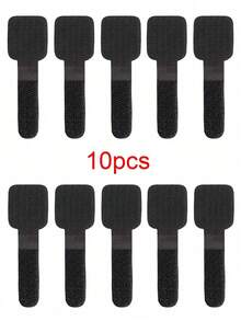 Desktop Data Cable Storage And Organizing Tool - Computer Cable Bundling Tape - Black - View 13