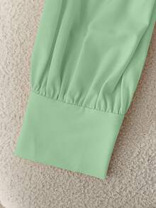 GlowEve Ladies' Elegant And Commuter Autumn Shirts - Mint Green - View 5