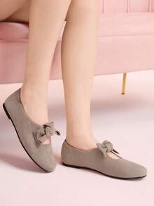 CUCCOO DOLLMOD Women Flats Valentine's Day - Grey - View 6