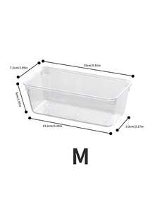 Hộp đựng mỹ phẩm, bộ ngăn kéo trong suốt, 7 kích cỡ để bàn trang điểm, vách ngăn bằng nhựa chống trượt, thích hợp đựng mỹ phẩm, dụng cụ nhà bếp, văn phòng phẩm, v.v., hộp đựng dễ lau chùi giúp sắp xếp nhà cửa gọn gàng, khay đa chức năng cho phòng tắm và phòng thay đồ. - Nhiều màu - Xem 10