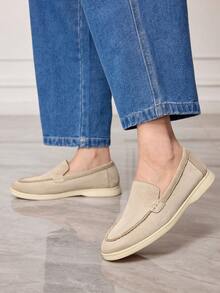 Sleekvia Women's Casual Versatile Commute Simple Flats - Apricot - View 3