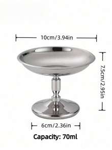Zazumi Stainless Steel Dessert Cup & Bowl - Multi-Use For Ice Cream, Pudding & Salads, Serving Bowl For Dates, Nuts & Sweets For Afternoon Tea - Multicolor - View 11