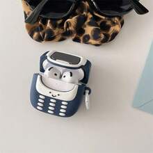 Joivida 1个可爱时尚的无线耳机硅胶保护套 - 藍白 - 查看 10