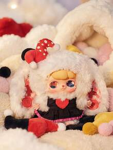 POKOJA LAND Hộp mù, Hộp mù bất ngờ. Tượng nhỏ tai to dễ thương, Thiết kế biểu cảm độc đáo, Hộp mù tượng nhỏ thời trang, Đồ trang trí bàn độc đáo, Quà tặng sinh nhật/Quà tặng Giáng sinh, Mặt dây chuyền trang trí, Hộp mù nhồi bông không nhồi bông - thủy triều chơi hộp mù - Xem 9