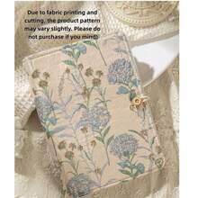 Cirelle 刺绣花朵活页笔记本 - 手工制作，可替换内芯，空白页，复古文具或返校礼物之选 - 彩色 - 查看 8