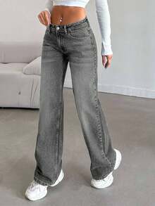 SHEIN Women Jeans - Grey - View 5
