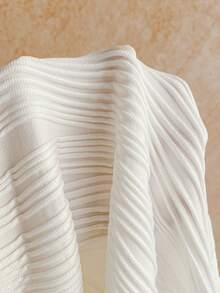 Soleia Bộ áo liền quần mùa hè gợi cảm dành cho nữ, kiểu dáng đi biển, màu trơn, chất liệu vải có họa tiết, hở lưng, buộc dây phía trước. - trắng - Xem 6