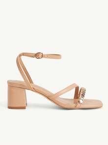 CUCCOO CHICEST Women's Commuter High-Heeled Sandals - Apricot - View 3