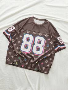 Men's AXEPEAK Casual Fashionable Streetwear T-Shirt - Multicolor - View 4