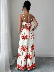 Elenzga 女士优雅度假夏季休闲两件套 - 彩色 - 查看 5