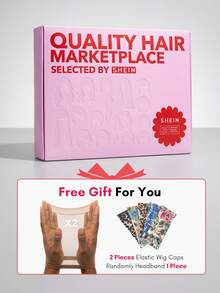 QUICK WEAR 9am Hair Store 即戴即用半假发，预造型卷发棒卷曲/蓬松直发，灵活贴合，三合一半假发，带抽绳，自然发际线，无缝设计，新手友好，即戴即用，无需胶水，真人发假发，预先拔毛发际线，180%密度，16-26英寸常规尺寸，自然色，未经加工的处女发，情人节真人发无蕾丝假发，自然无胶假发，适合浪漫约会，女士真人发假发 - SNatural - 查看 17