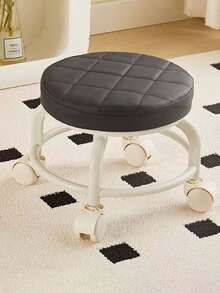 1 Family Pulley Children Learn Step Chairs, Small Stools, Dwarf Stools, Slouchy Wheels Sliding Beautiful Sewing Small Chairs, Net Red Bench, Beautiful Seam Nail Mobile Sofa Stools Small Stool - Multicolor - View 13