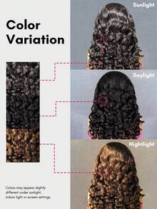 QUICK WEAR 9am Hair Store 即戴即用半假发，预造型，蓬松波浪卷/直发，灵活贴合，三合一半假发，带抽绳，自然发际线，无缝设计，新手友好，即戴即用，无需胶水，真人发假发，预先拔毛发际线，180%密度，16-28英寸常规尺寸，自然色，未经加工的处女发，情人节真人发无蕾丝假发，自然无胶假发，适合浪漫约会，女士适用。 - SNatural - 查看 15