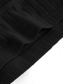 Ocili Women's Comfortable Cotton Rib Knit Bra - Black - View 10