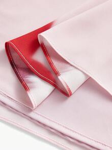 ZEYLAH 优雅褶皱美人鱼长裙，春夏款 - 粉色 - 查看 6