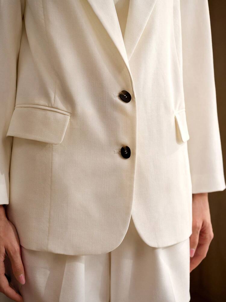 LINEN LOOSE FIT BLAZER, VINTAGE STYLE, SPRING/SUMMER