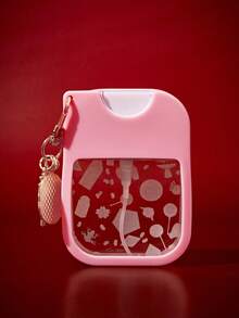 FanGlow HARRY POTTER X SHEIN 1pc 38ml Pink Full-Screen Flower-Shaped Candy Cake Spray Bottle, Equipped With A Silicone Protective Cover And A Rainbow Star Hagrid Cake Combo Keychain, Is Convenient To Carry And Suitable For Travel Use. - Pink - View 5