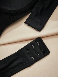 Charlaine 1件装女士钢圈文胸 - 黑色 - 查看 4