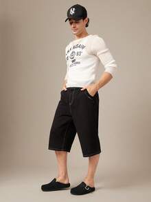 SHUZIA 男士柔软鞋垫绒面革黑色搭扣木屐穆勒鞋——轻便易穿，日常休闲之选 - 黑色 - 查看 3