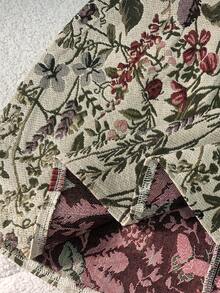 GlowEve Women's Floral Pattern Casual Versatile Zipper Skirt - Green - View 3