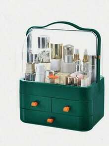 1pc High-End Large Capacity Makeup Organizer Box, Dresser Drawer Storage Rack For Cosmetics And Jewelry Decor Back To School,Fall Decor,Christmas Decorations,Wall Decor, Bedroom Curtains, - Multicolor - View 15