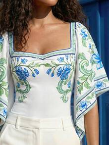 CAJUNI 女士连体衣 - 藍色 - 查看 5