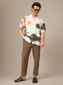 SHUZIA #RelaxStep 男士闭趾高级仿皮咖啡色渔夫拖鞋 – 从游艇到海滩，轻松舒适，日常穿着无负担 - 咖啡棕 - 查看 2