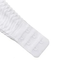 Ocili Áo ngực nữ 100% cotton, thoải mái, kiểu dáng tối giản, chất liệu jacquard, phong cách Bohemian, màu trơn, thoải mái khi mặc thường ngày. - trắng - Xem 10