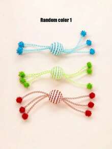 PETSIN 1 Piece Pet Net Management Rope Cat Toy, Pet Self-Entertainment Toy, Cat Teasing Toy, Pet Bite-Resistant Tooth Grinding Toy, Pet - Multicolor - View 11