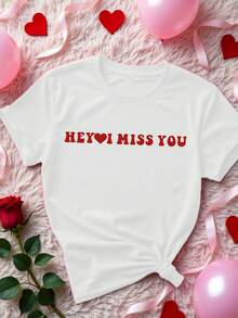 Manfinity Roghcode Men's White Crew Neck Short Sleeve T-Shirt, Italian Element Print, Jersey Style - White - View 4