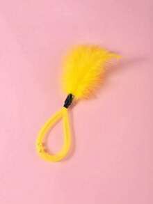 PETSIN 1 Piece Pet Feather Teaser Wand Toy; Pet Bell Cat Toy; Pet Self-Entertainment Toy To Relieve Boredom; Pet Supplies - Multicolor - View 11