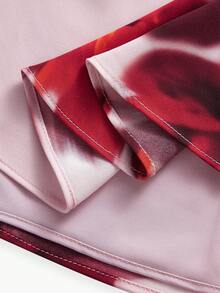 ZEYLAH 二合一修身美人鱼连衣裙，春夏款 - 粉色 - 查看 6