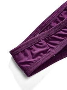 Ocili Ropa interior tipo tanga cómoda y minimalista de mujer - Morado - Ver 11