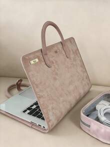 Pink Cat PAWS Apple Computer 13/14/15 Inch Laptop Case Sleeve For MacBook Air Pro Thin Models Only Slim Protective Cover Cute Soft Aesthetic Kitten Animal Design Women Girls Gifts - Multicolor - View 8